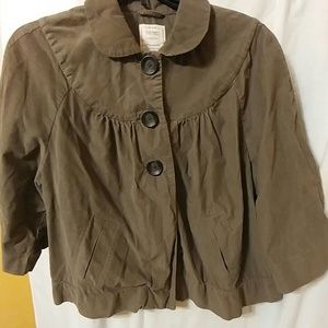 Ladies olive green corduroy jacket